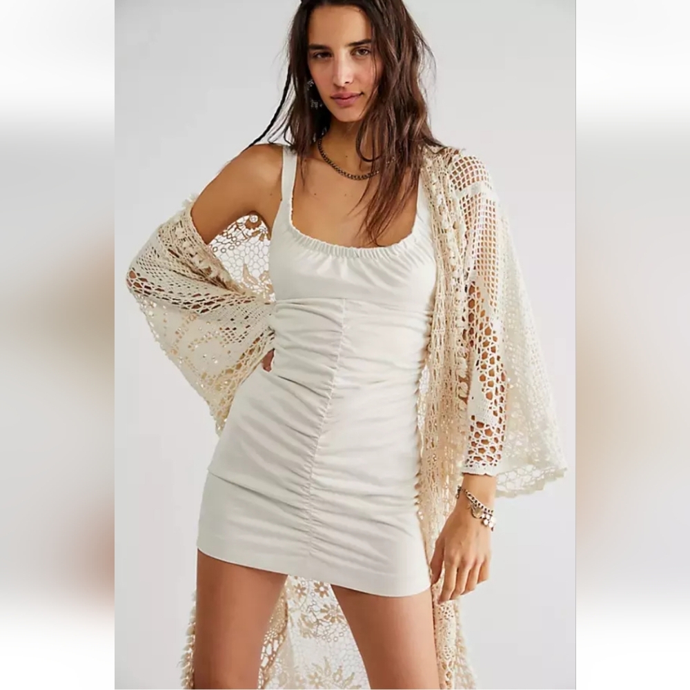 NWT Free People Sedona faux suede mini dress